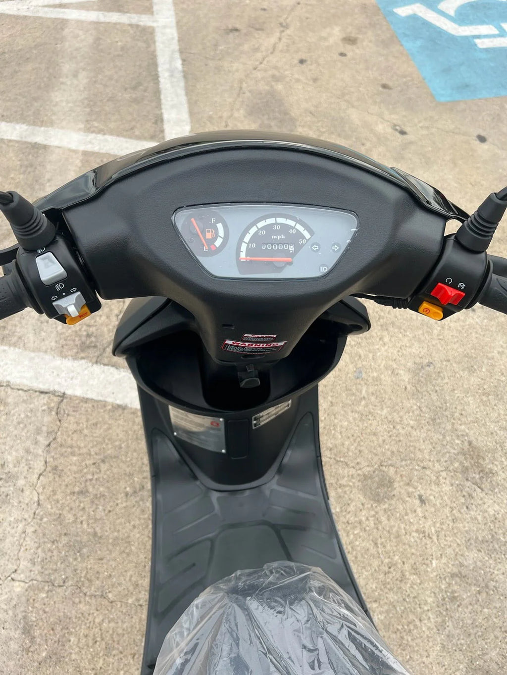 49cc Gas Fully Automatic Scooter Moped with Trunk E6928