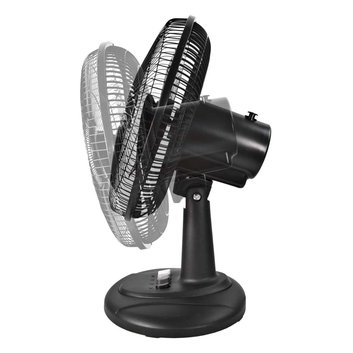 12” 3-Speed Oscillating Table Fan with Adjustable Tilt, Black U954