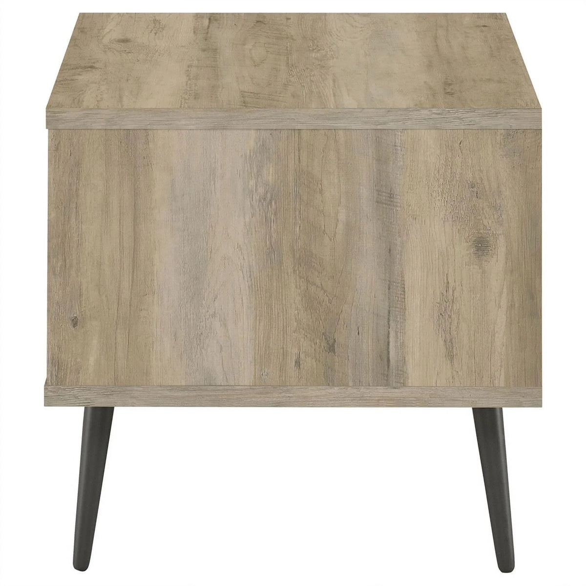 Square Engineered Wood End Table with Shelf Z63658