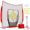 7 ft x 7 ft Baseball and Softball Net with Strike Zone G976