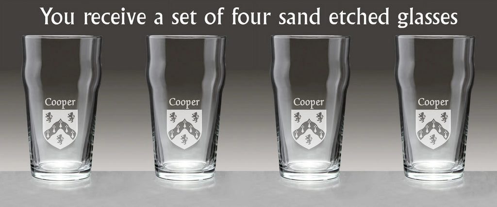 Irish Pub Glasses Set of 4 B713
