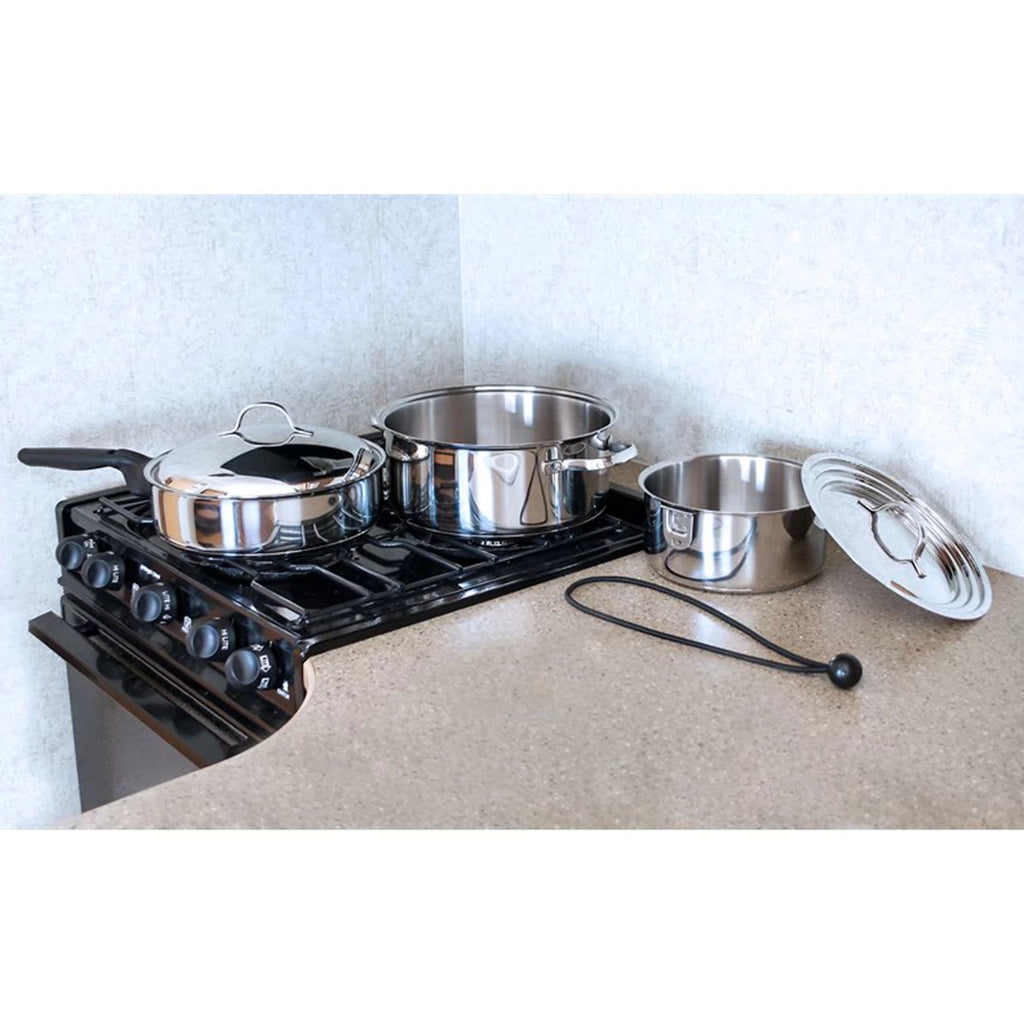 7 Piece Stainless Steel Cookware Set O280887
