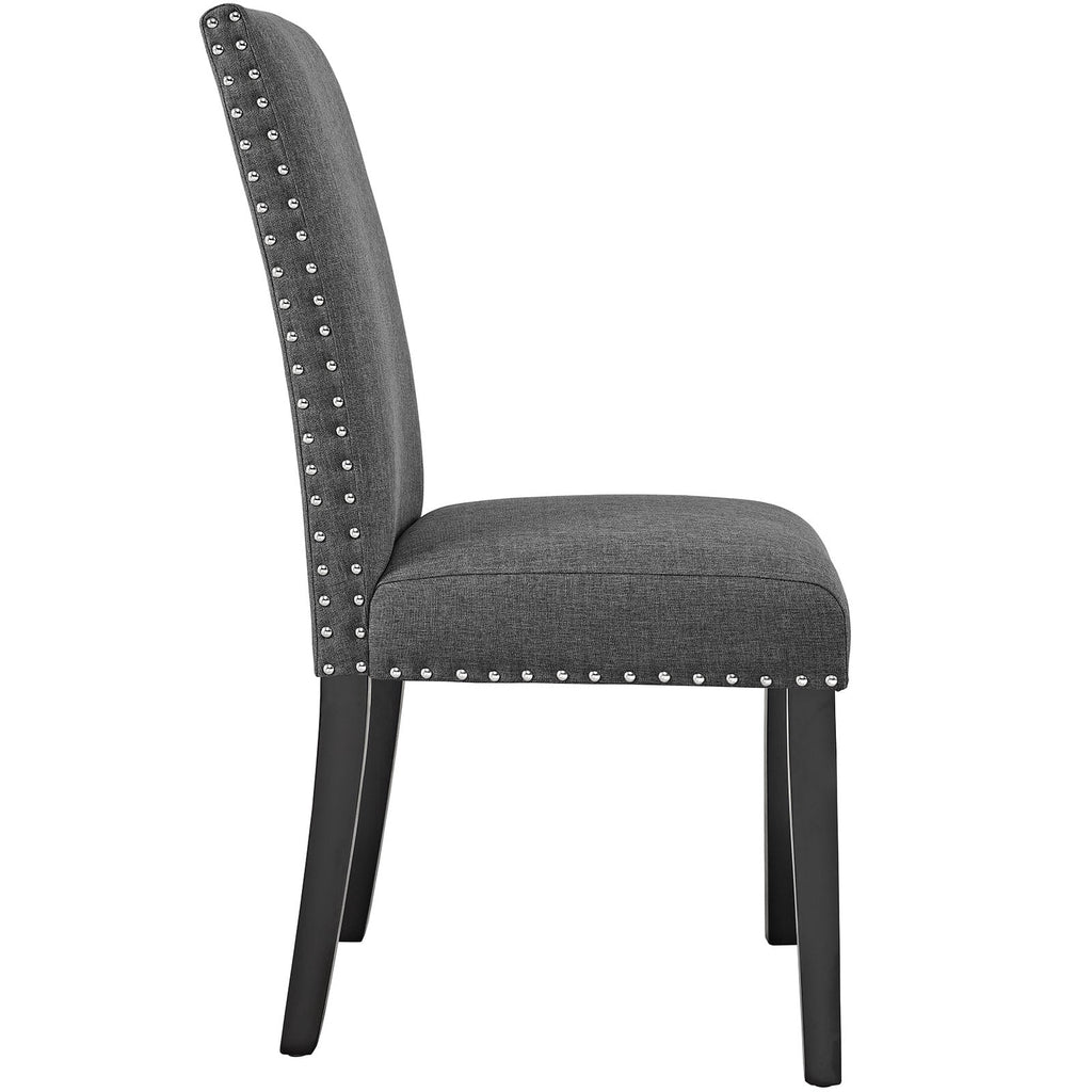Gray Upholstered Fabric Dining Chair U266018