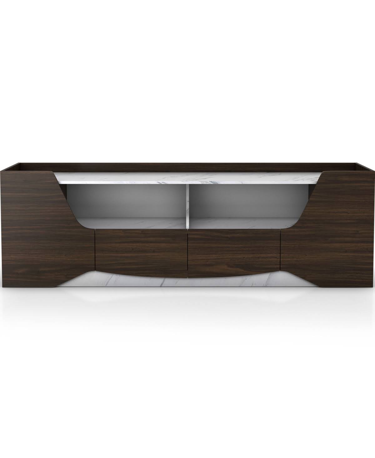 Wenge Brown Floating TV Stand L4363