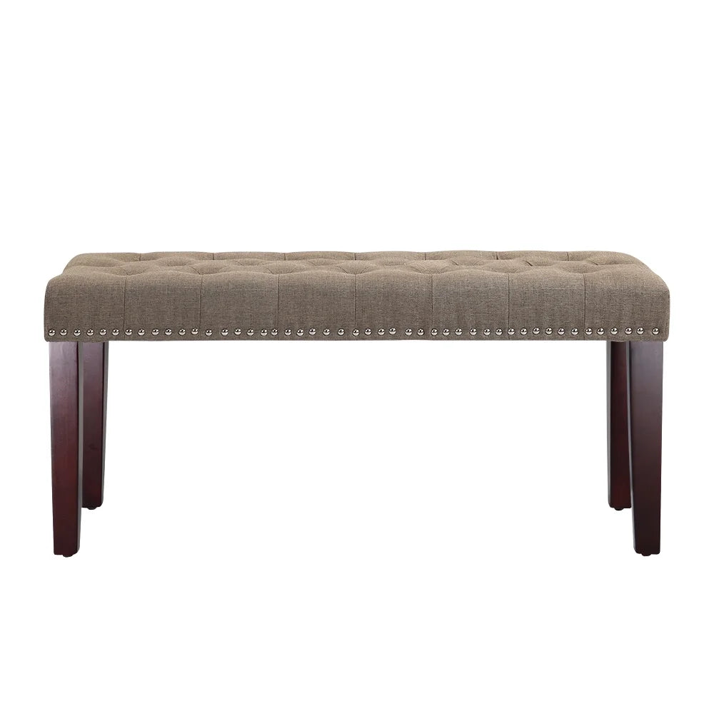 Upholstered Wood Bench X26504