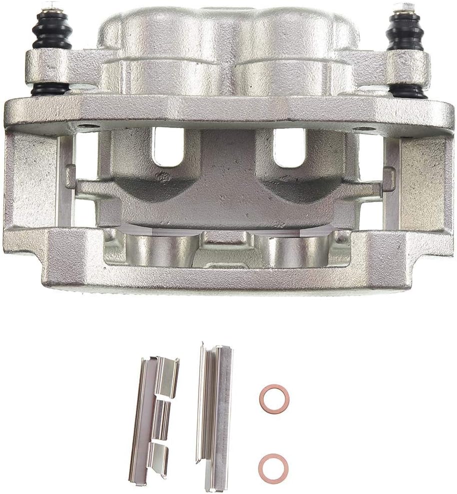 Disc Brake Caliper Assembly with Bracket Rear Right Passenger Side Pack of 2 Q61172