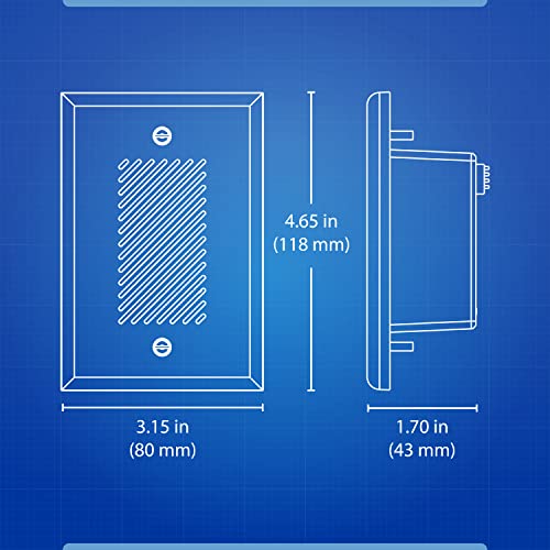White Electronic Door Chime Kit F38411