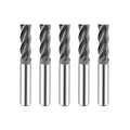 Carbide Square End Mill 4 Flute 5 Pieces 1/2 L587465