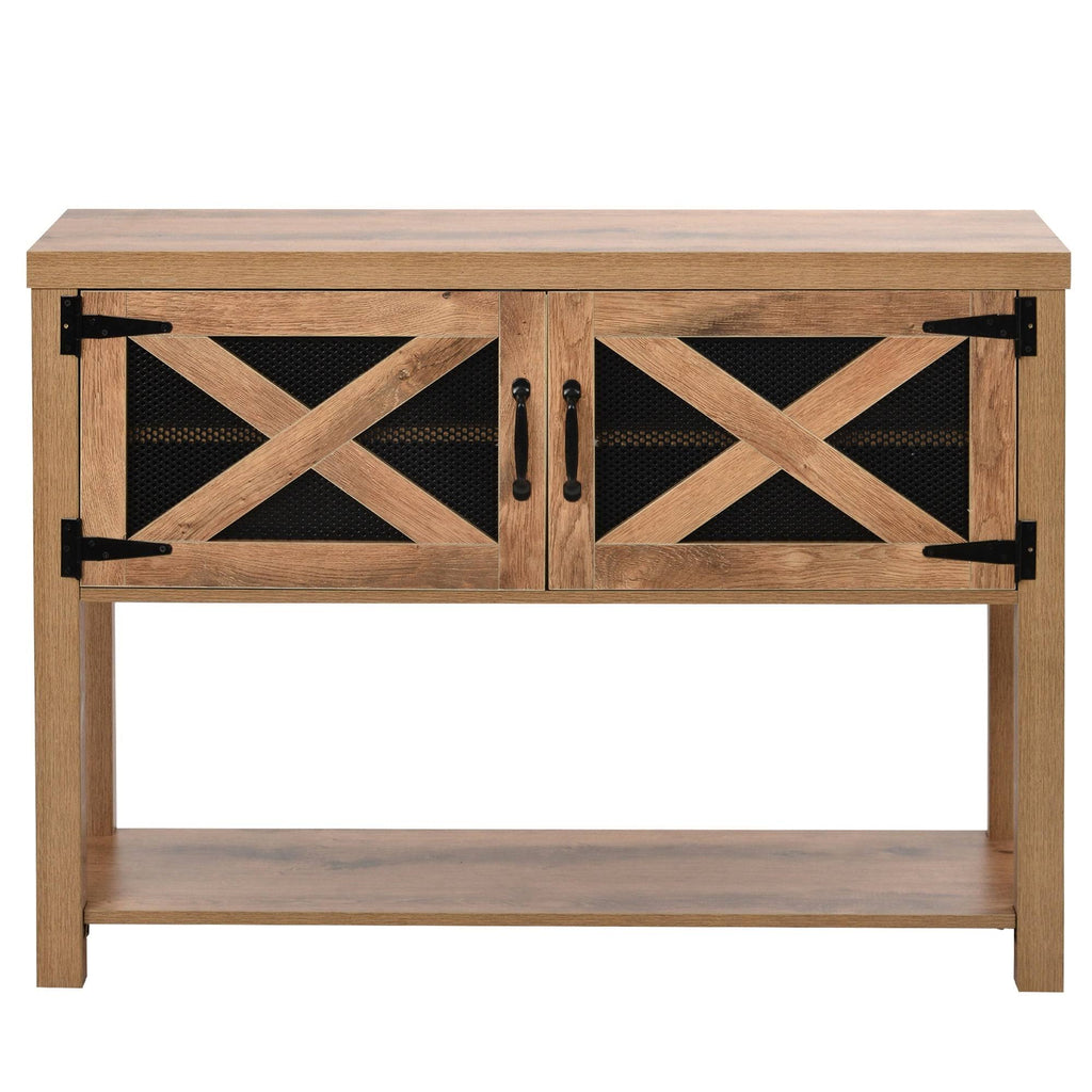 44x22 TV Stand Console with Storage and Shelf H294