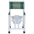 Shower Chair with Open Front and Slide Out Commode Pail D6013