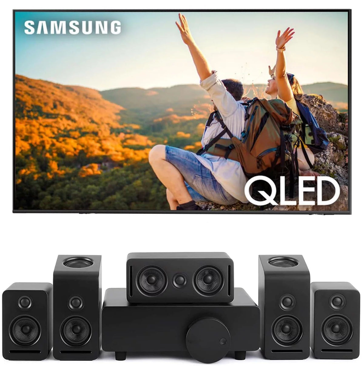 75" 4K QLED Smart TV with 5.1.2Ch Speakers A377