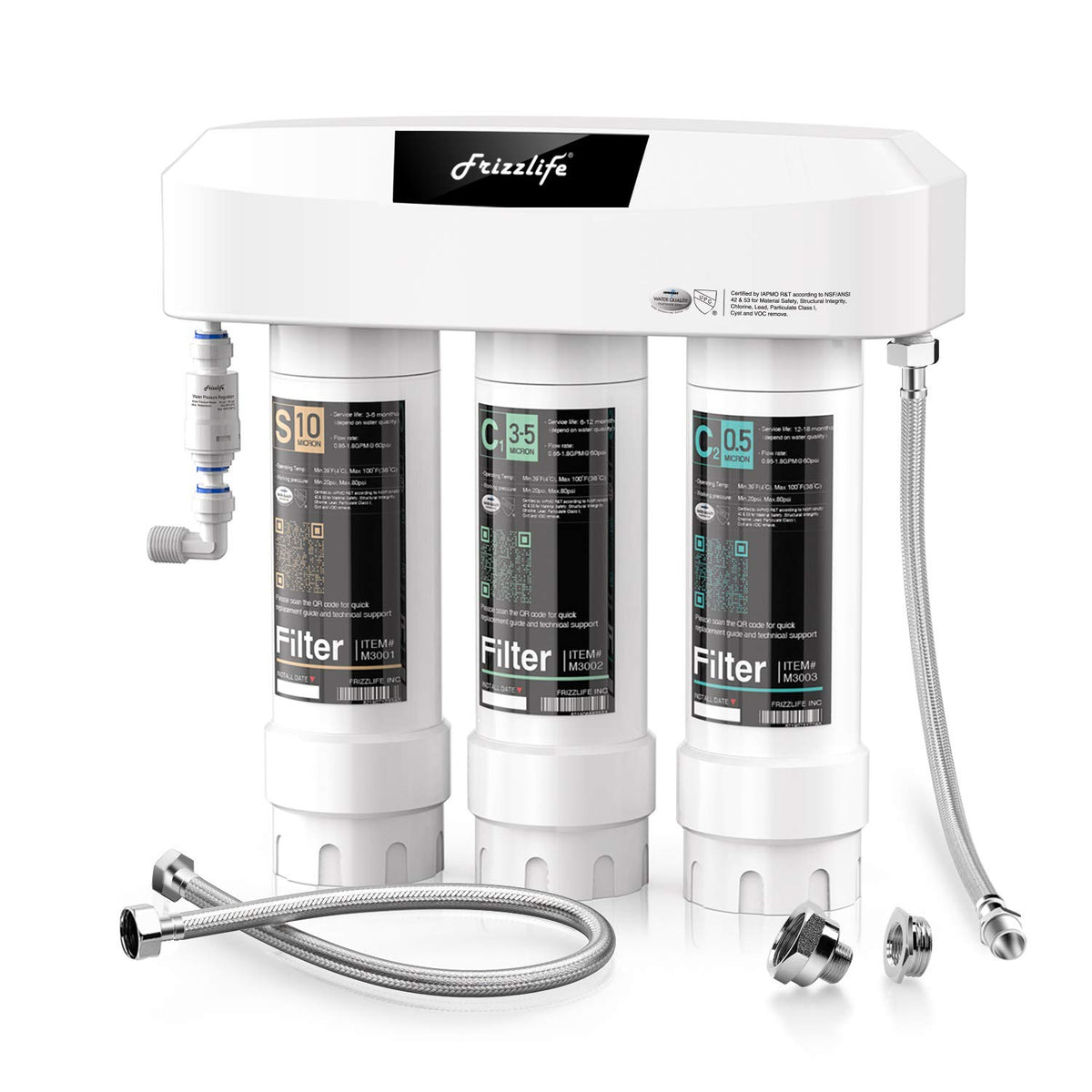 Under Sink Water Filter System 0.5 Micron Carbon Block P494