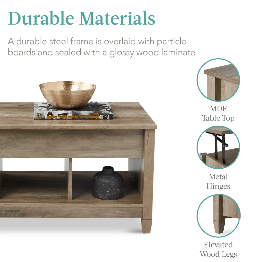 Lift Top Coffee Table with Hidden Storage K987368