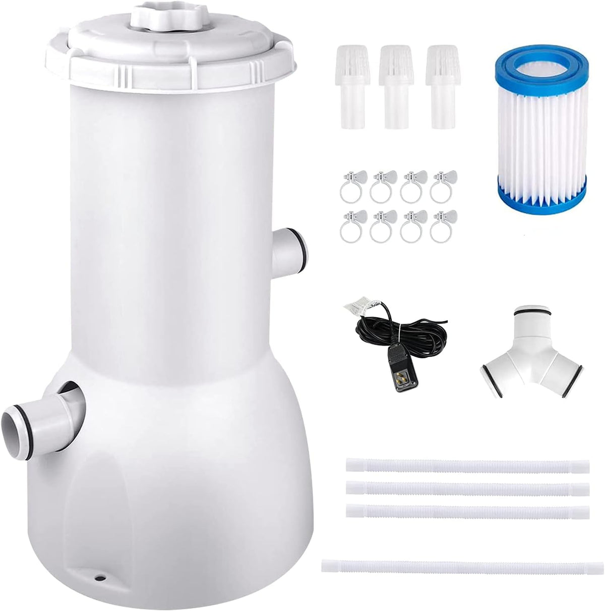 1000GPH Above Ground Pool Filter Pump with Cartridge H540
