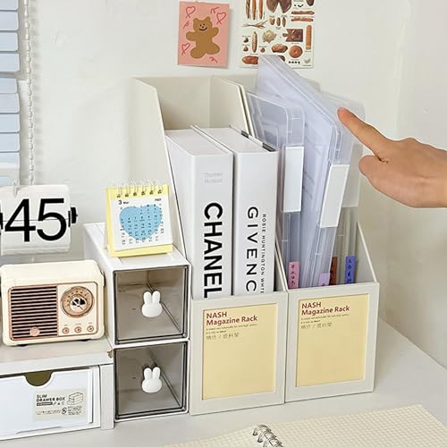 Clear A4 Plastic File Storage Box X77517