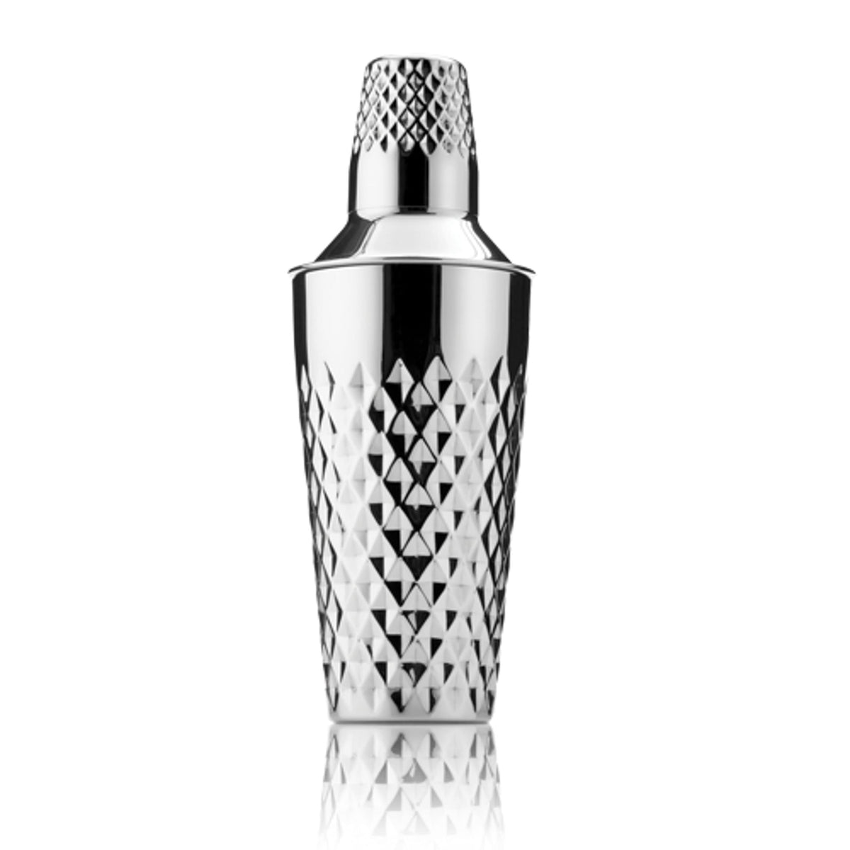 Stainless Steel Faceted Cocktail Shaker I3285