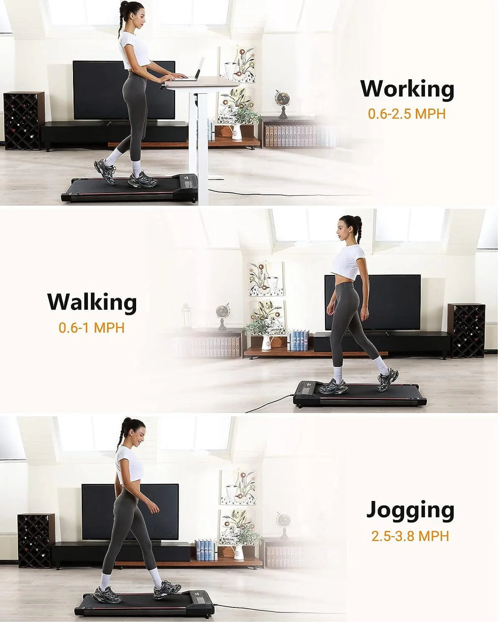 Electric Treadmill with LCD Monitor G58107