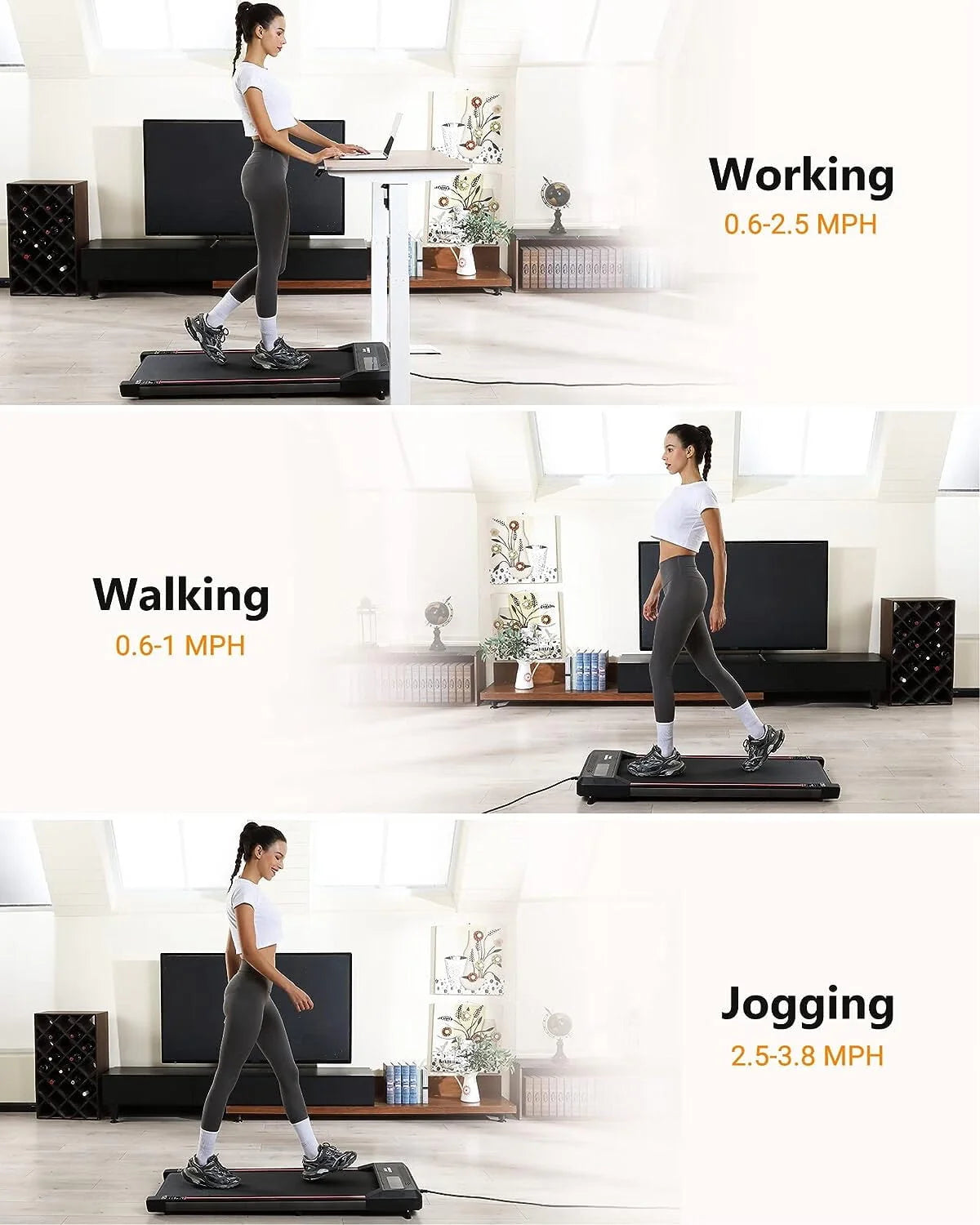 Electric Treadmill with LCD Monitor G58107