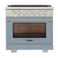 36 5.2 cu. ft. Natural Gas Range Light Blue V3552