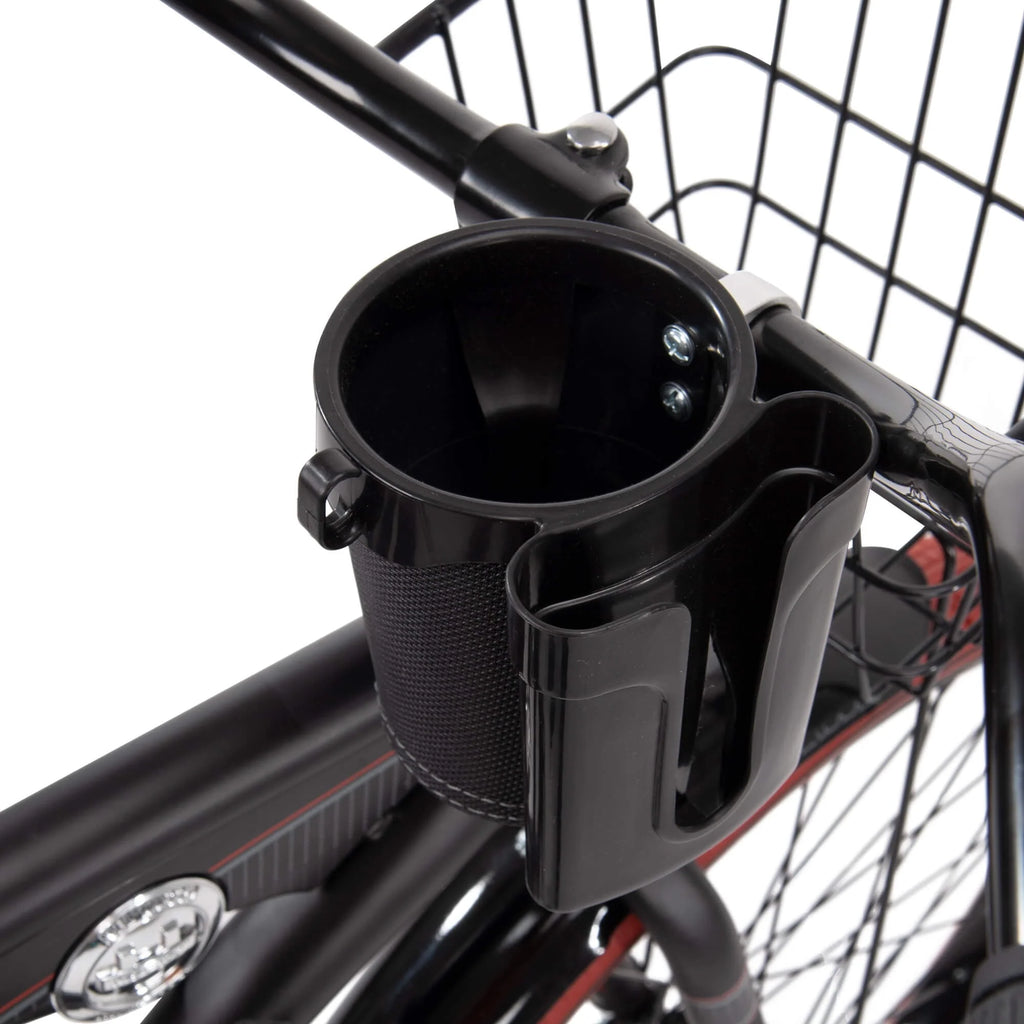 26 Inch Matte Black Cruiser Bike Z8693