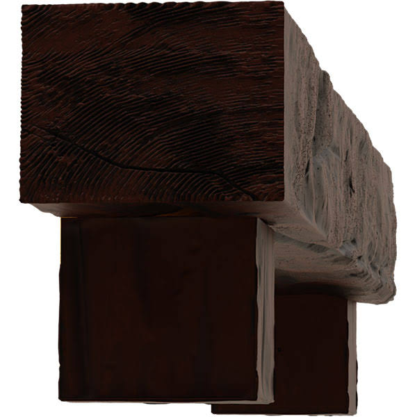 Faux Wood Fireplace Mantel Kit with Corbels H168