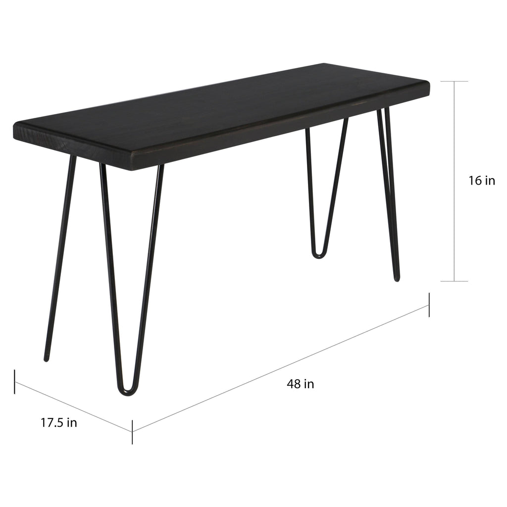 Ebony Wood Bench Q5830
