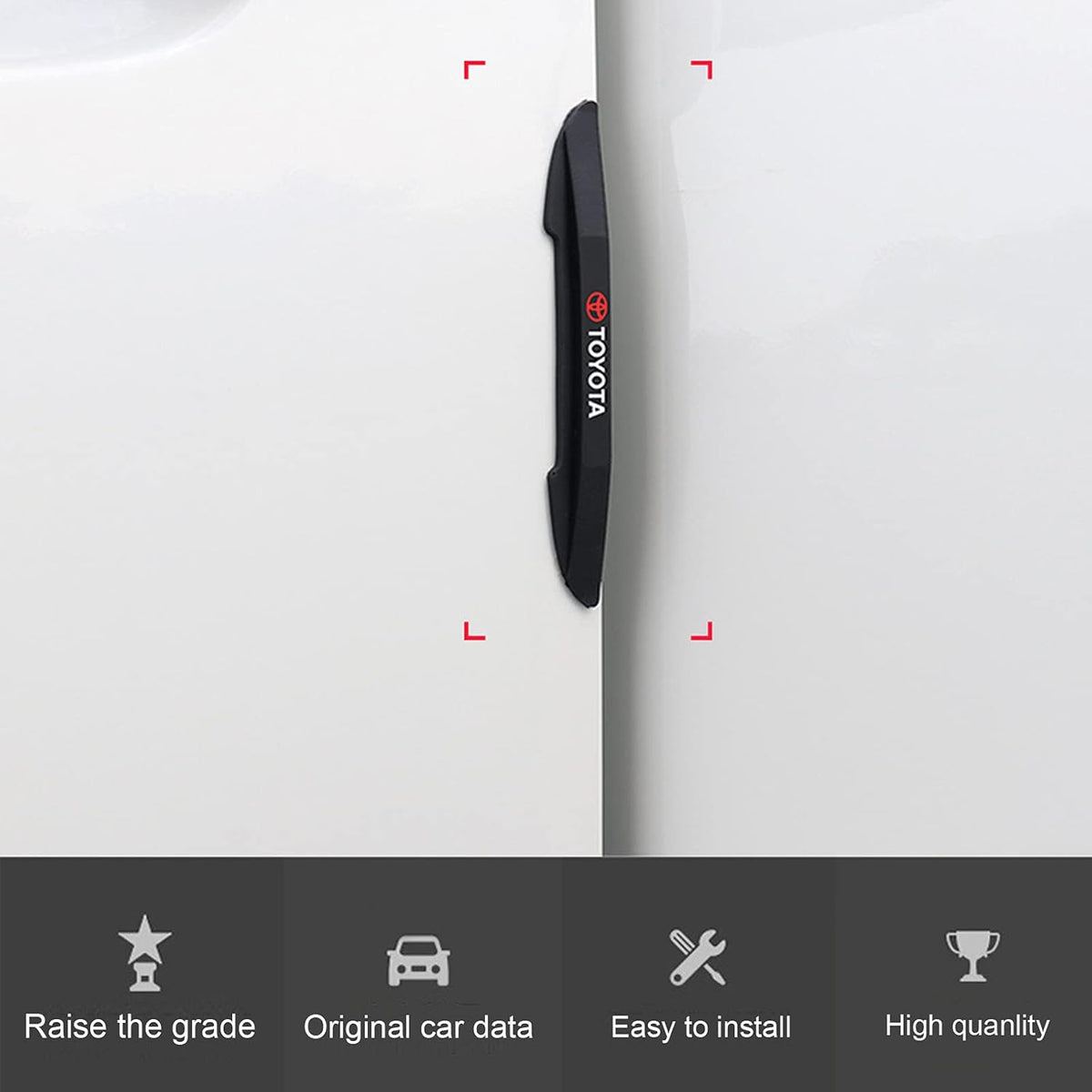 Black Car Door Anti-Collision Strip Protector E421945