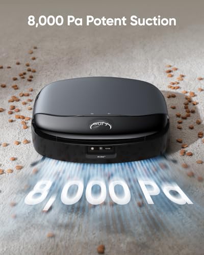 Robot Vacuum and Mop Combo, 8,000 Pa Suction W469