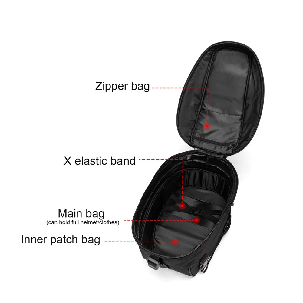 Waterproof Motorcycle Tail Bag 30L-40L Q699
