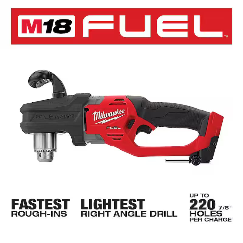 18-Volt Lithium-Ion Brushless Cordless 1/2 in. Right Angle Drill X676140