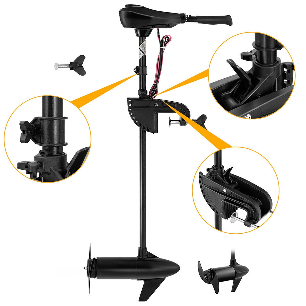 46lbs Freshwater Transom Mounted Trolling Motor 36 Shaft L417