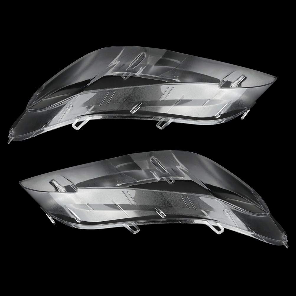 Left+Right Headlight Headlamp Clear Lens Shell Cover O965010