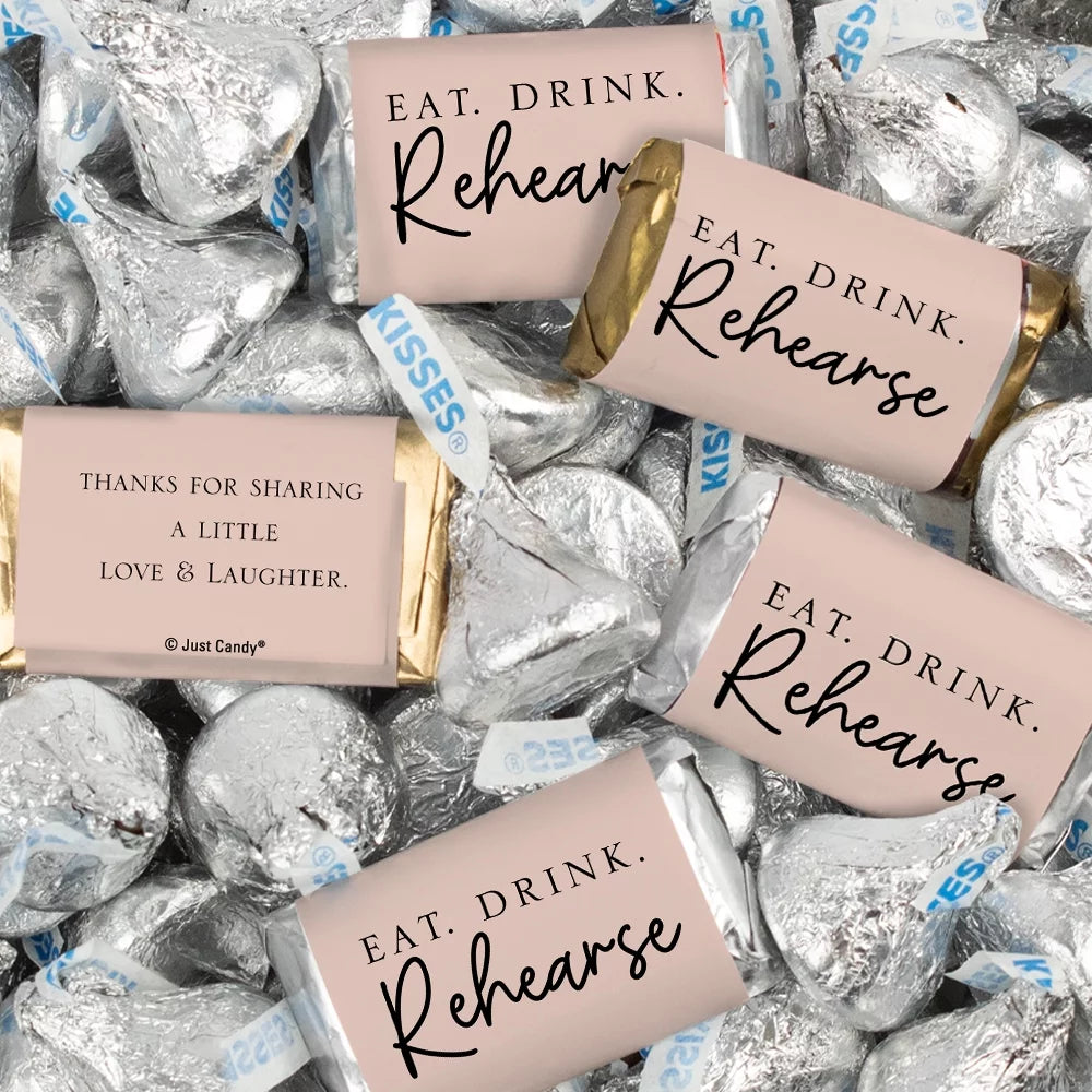 116 Pcs Wedding Candy Favors Chocolate & Kisses 1.50 lbs T952