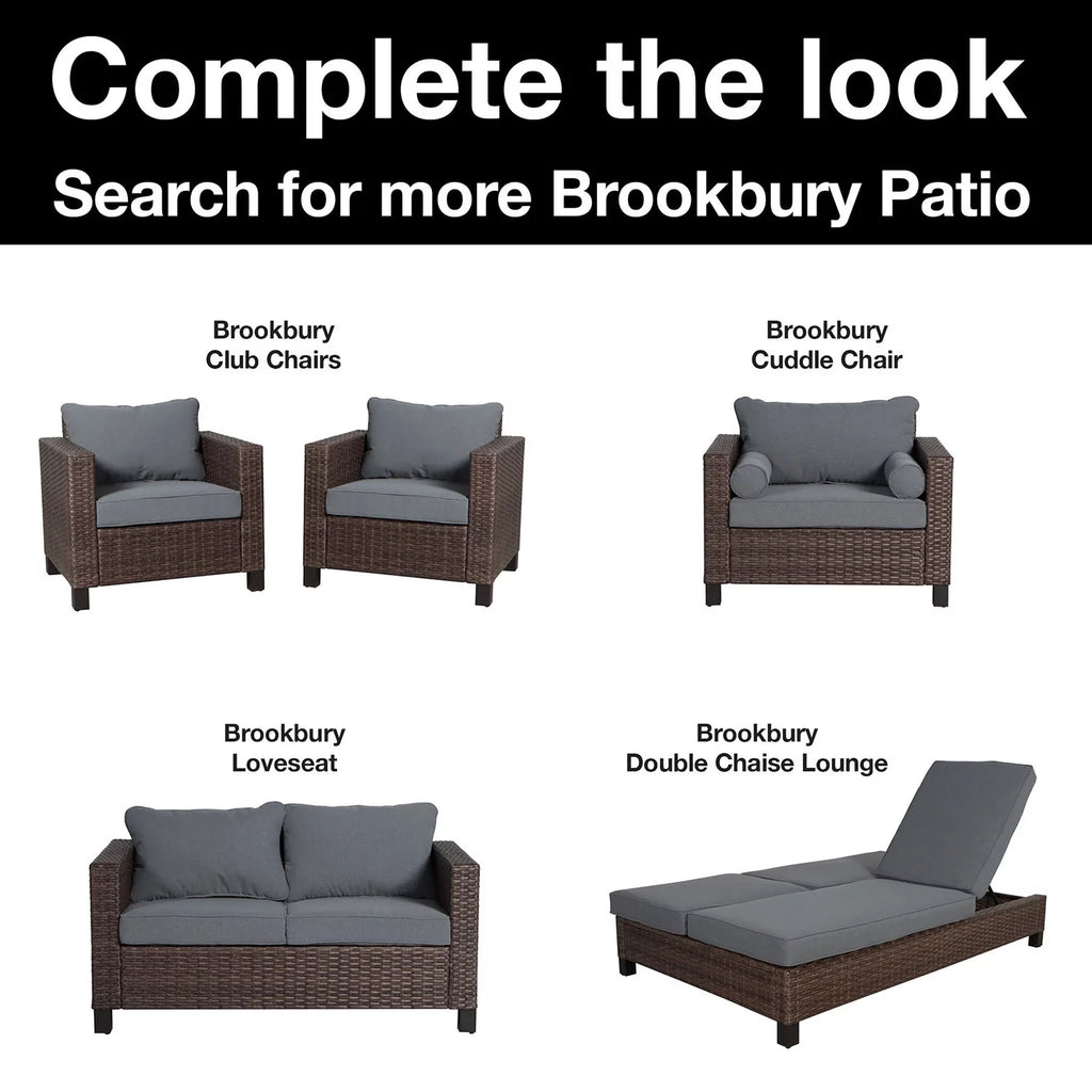 Gray Outdoor Chaise Lounge Chair Y8589