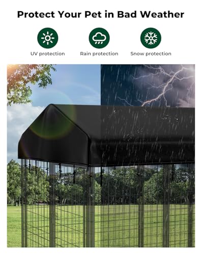 420D Waterproof UV-Resistant Dog Kennel Cover J412479