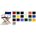 Tall Directors Chair Natural Frame Navy Canvas H914