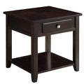Walnut 1-shelf End Table F54374