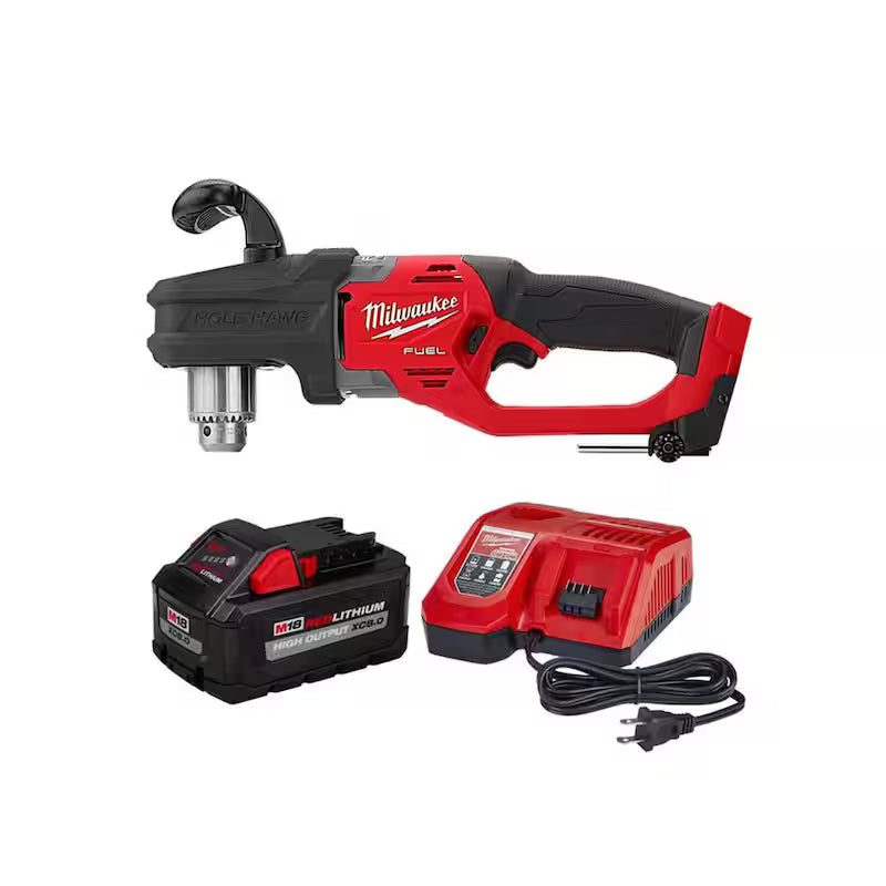 18-Volt Lithium-Ion Brushless Cordless 1/2 in. Right Angle Drill X676140