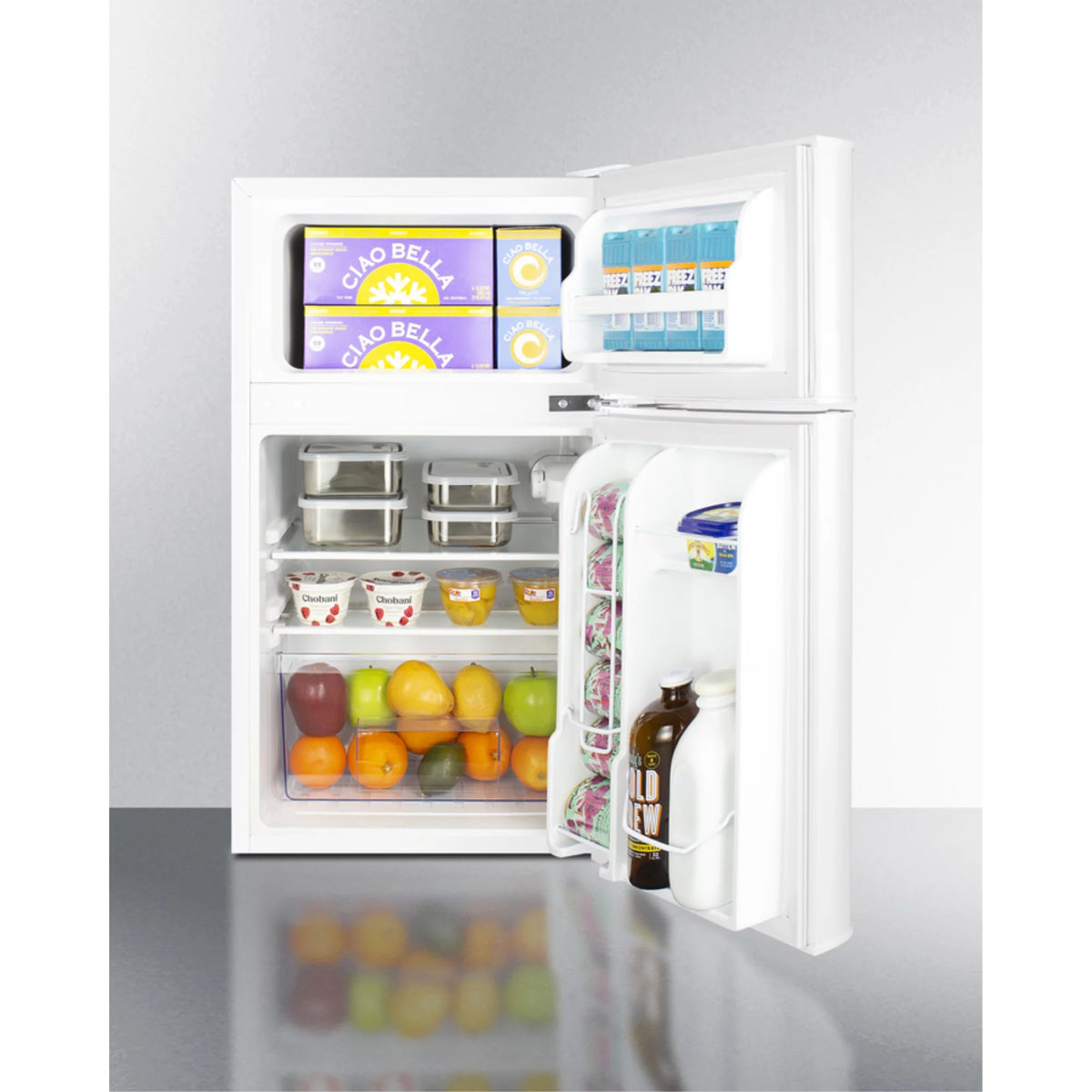 White 2-Door Refrigerator/Freezer A22273