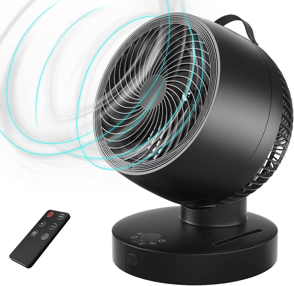 Air Circulator Fan, 8 Blade, 6 Speeds 4 Wind Modes, Oscillating, Pack of 2 I94319
