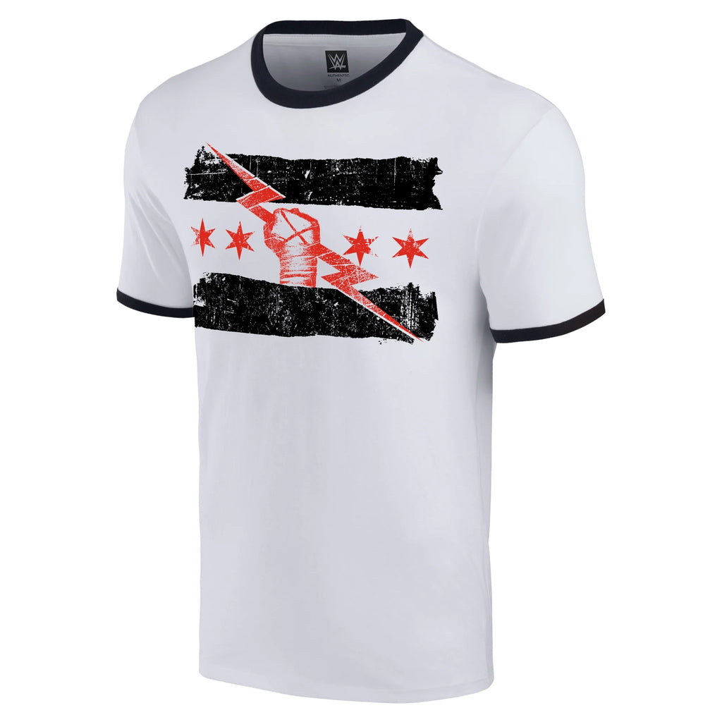Men's White/Black Ringer T-Shirt G971180