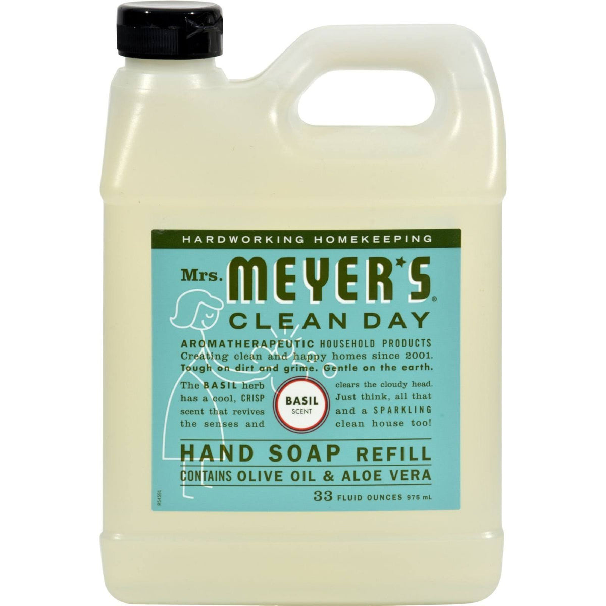 Basil Scent 33 fl oz Hand Soap Refill Pack of 6 E345583