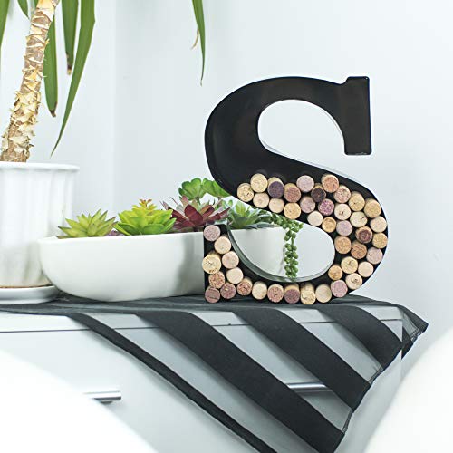Metal Letter Wine Cork Holder E933167