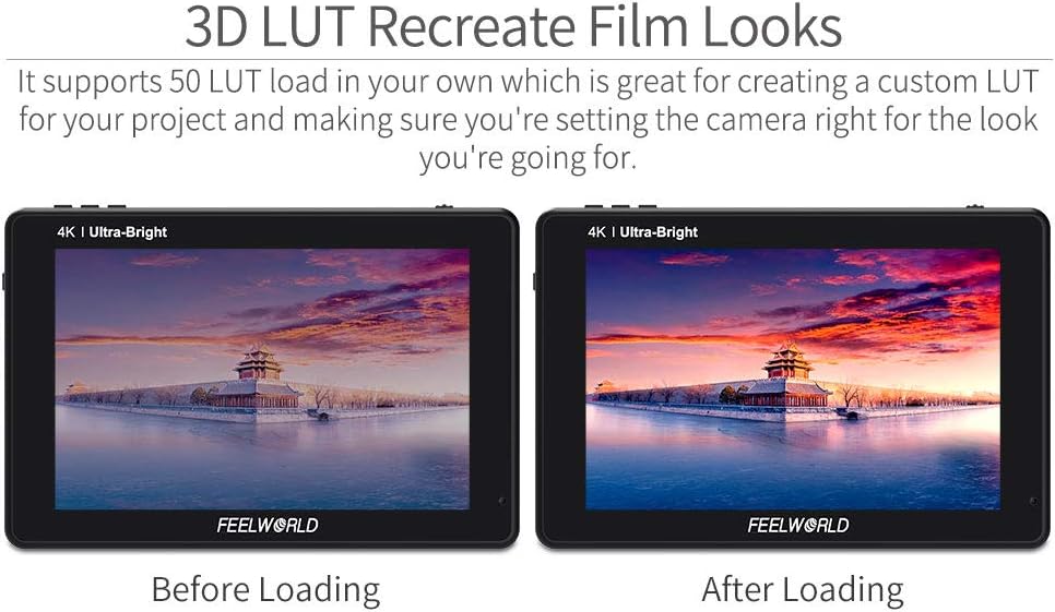 7 Inch Touch Screen Camera Field Monitor with 3D Lut I9258