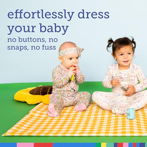 Soft Modal Baby Footie Pajamas with Magnetic Fastener B308