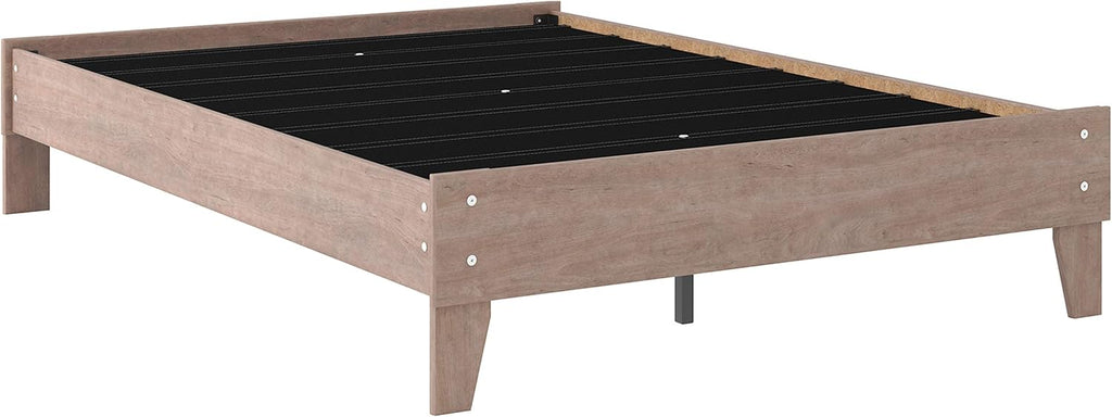 Full Mid-Century Modern Platform Bed R776