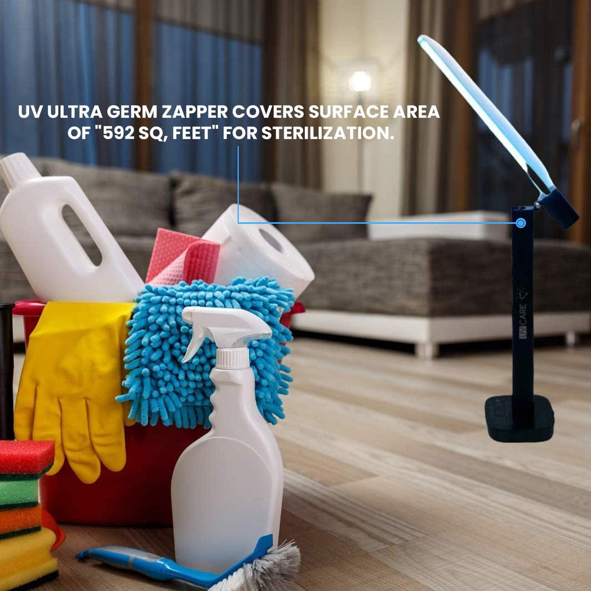 UV-C Sanitizer Lamp with Remote Timer L8873