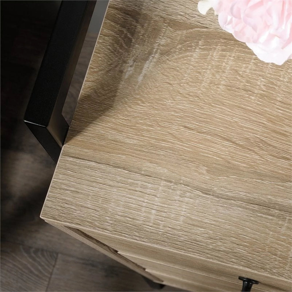3 Drawer Engineered Wood and Metal Dresser X499