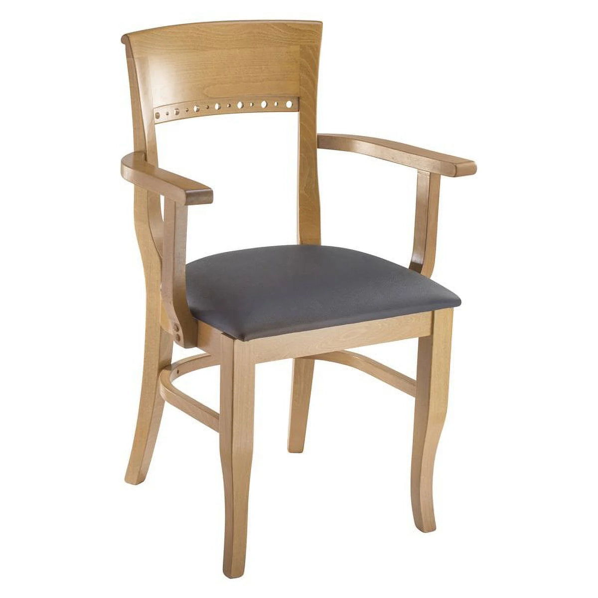 Cherry and Black Dining Arm Chair T154098
