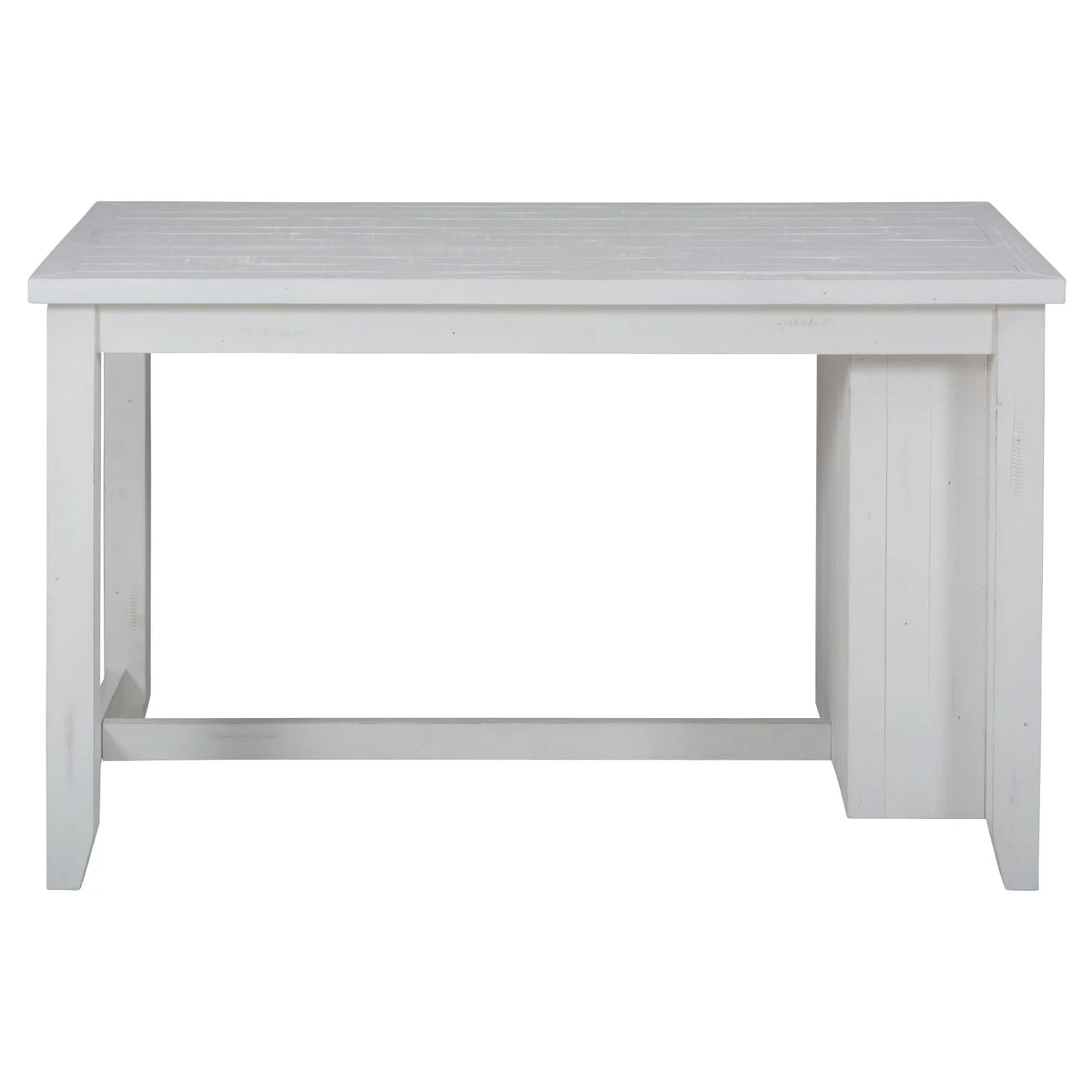 Solid Pine 60" Counter Height Table with 3 Shelf Storage C399